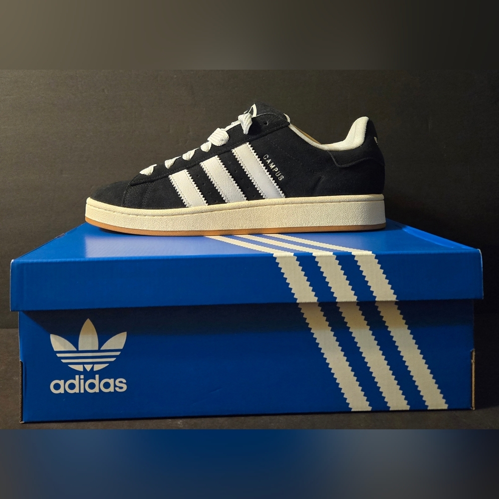 Adidas Campus 00s Black White Gum 2023 (HQ8708) Men's Size 11.5